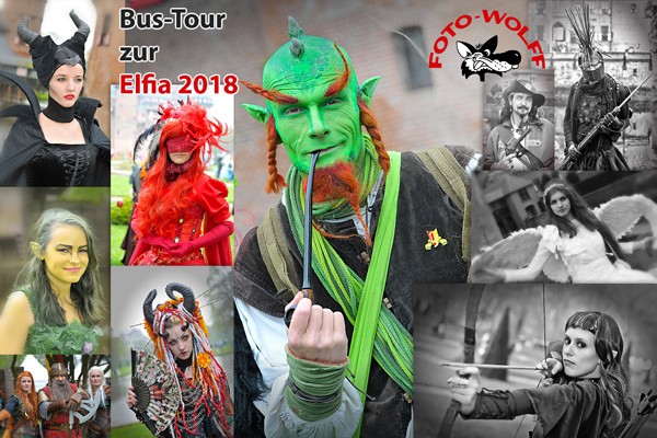 Bus-Tour zur Elfia 2018 nach Arcen - Fotografieren Sie viele kostümierte Fantasy-Gestalten