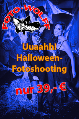 Uuaahh! Halloween-Fotoshooting! nur 39,- €