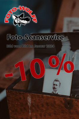 Foto-Scanservice: Wir digitalisieren Ihre Fotokiste im Januar 2024 10 % Rabatt